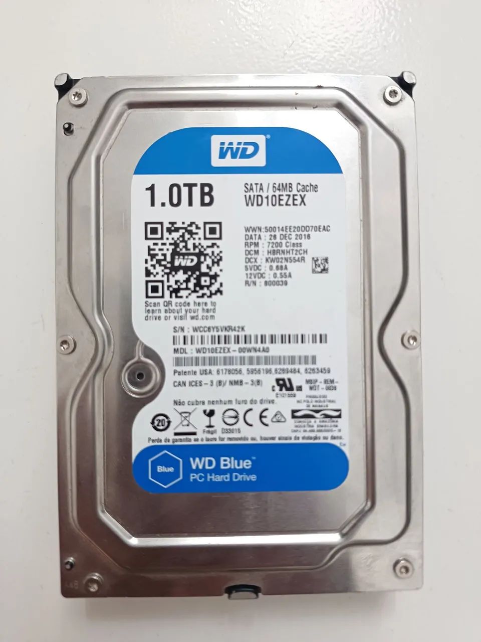 Hd 1tb wd  cftv dvr nvr cpu 