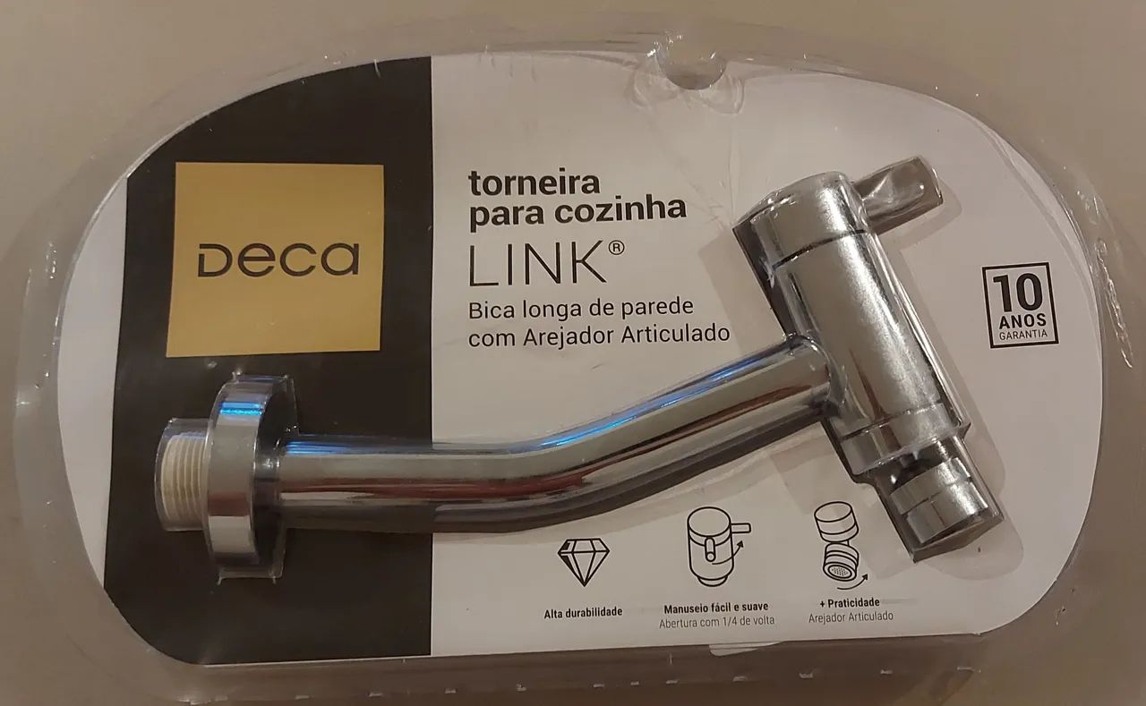 Torneira para cozinha de parede LINK- deca