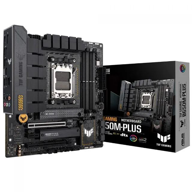 Placa Mae Asus TUF Gaming B650M Plus, DDR5, Socket AM5, Chipset AMD B650, mATX