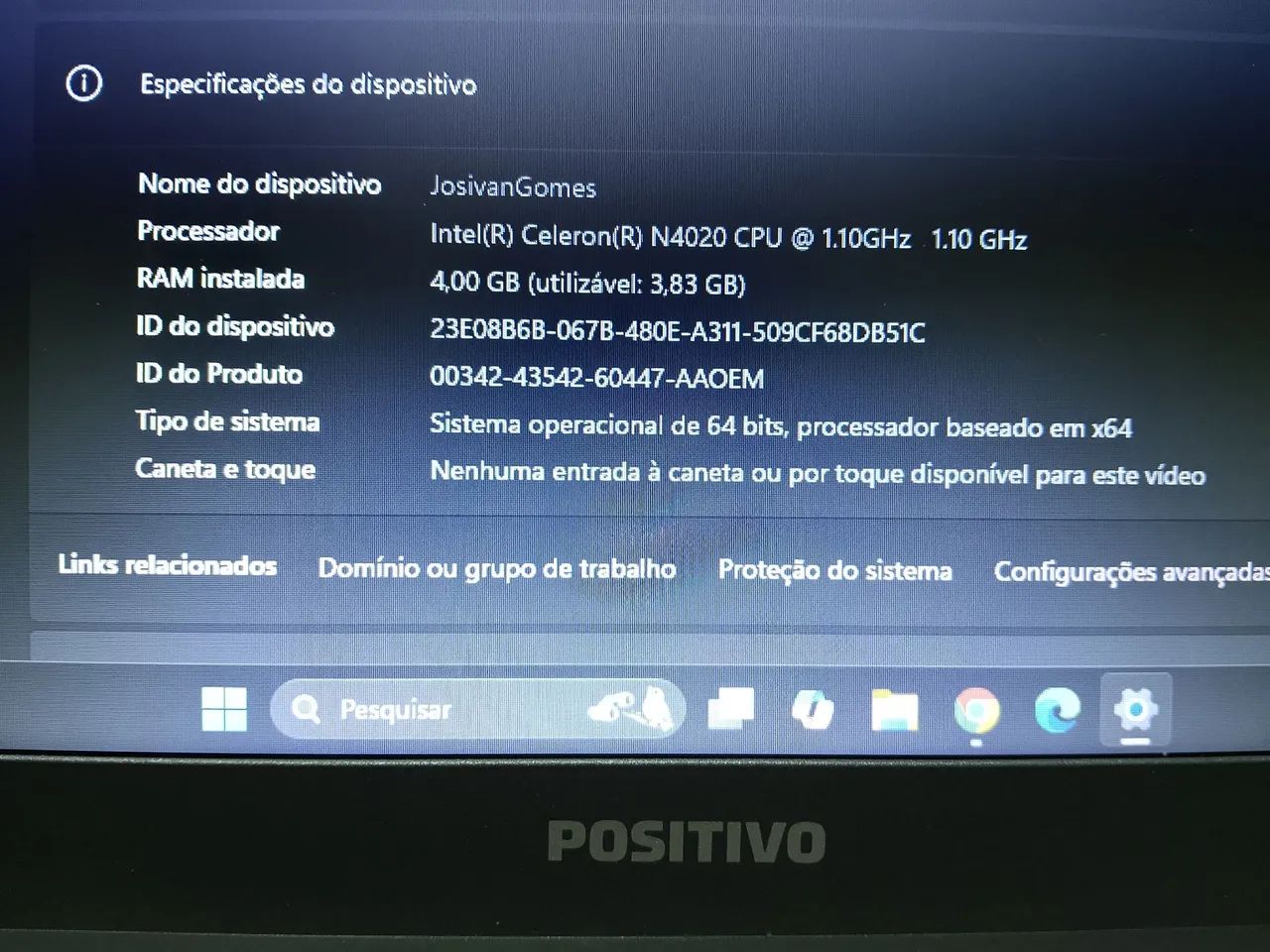 Notebook Positivo  - Foto 3