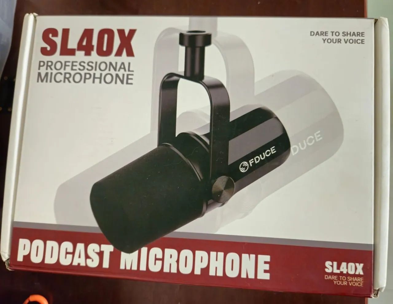 Microfone fduce sl40x dinâmico. Excelente para lives e podcasts. - Foto 4