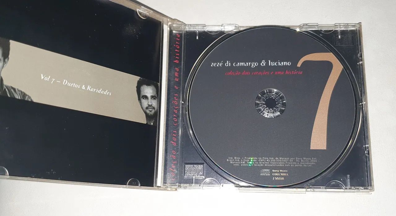 Cd - Zezé di Camargo & Luciano _ Duetos e Raridades - CDs, DVDs