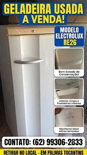 Geladeira usada 370 reais 