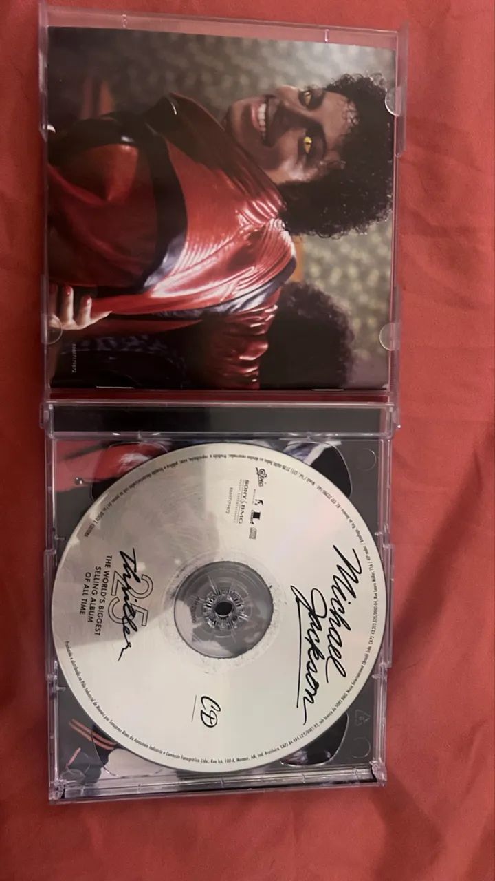 2 CDs Michael Jackson Thriller Colecionador + Edição Especial 25