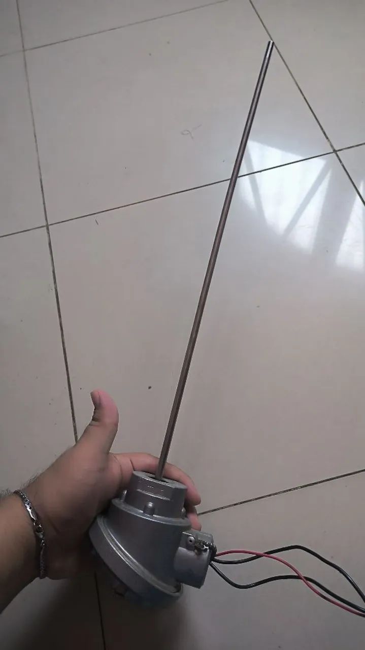 Sensor de Temperatura PT100 Industrial com Cabeçote Alumínio KNE