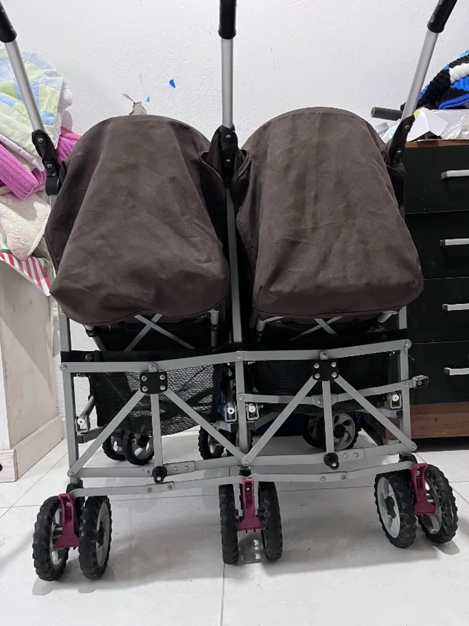 Carrinho bebê gêmeos Burigotto - Foto 4