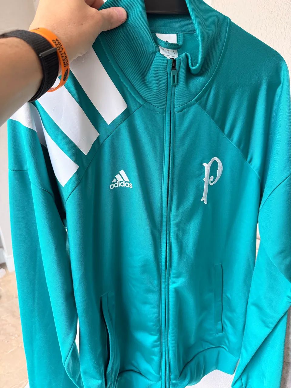 Jaqueta do Palmeiras Adidas Verde e branco 