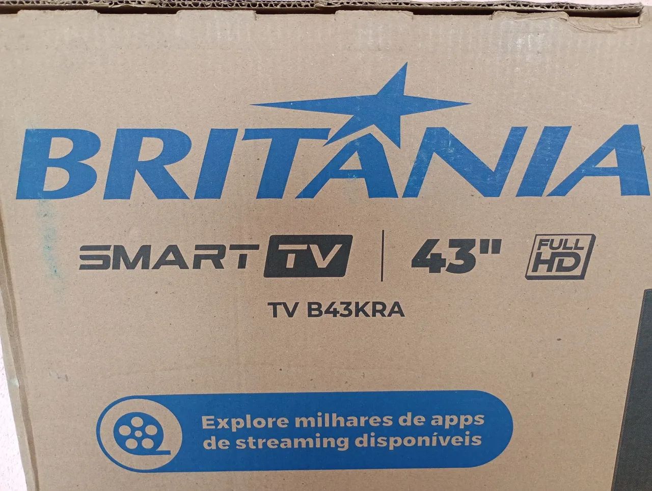 Smart tv 43 polegadas Britânia  - Foto 3