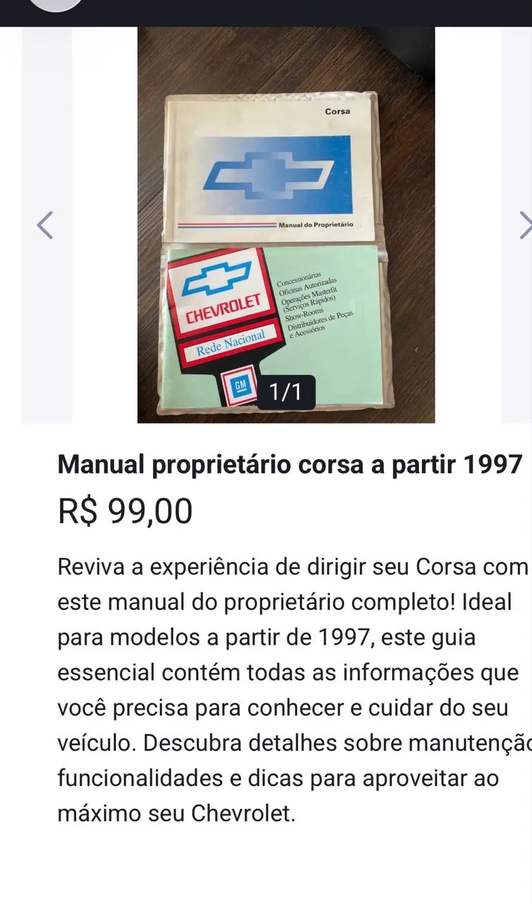 Manual corsa 