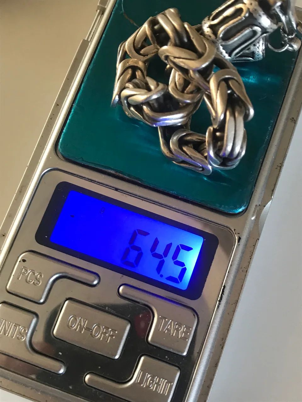pulseira de prata masculina - Foto 4