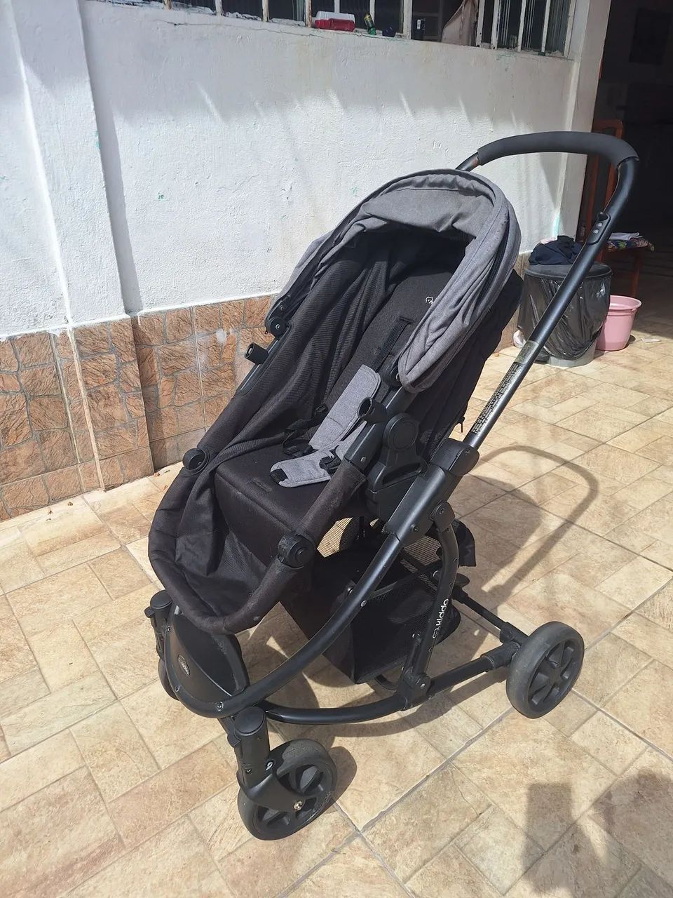 Carrinho Prima - Kiddo (cinza) - Foto 2