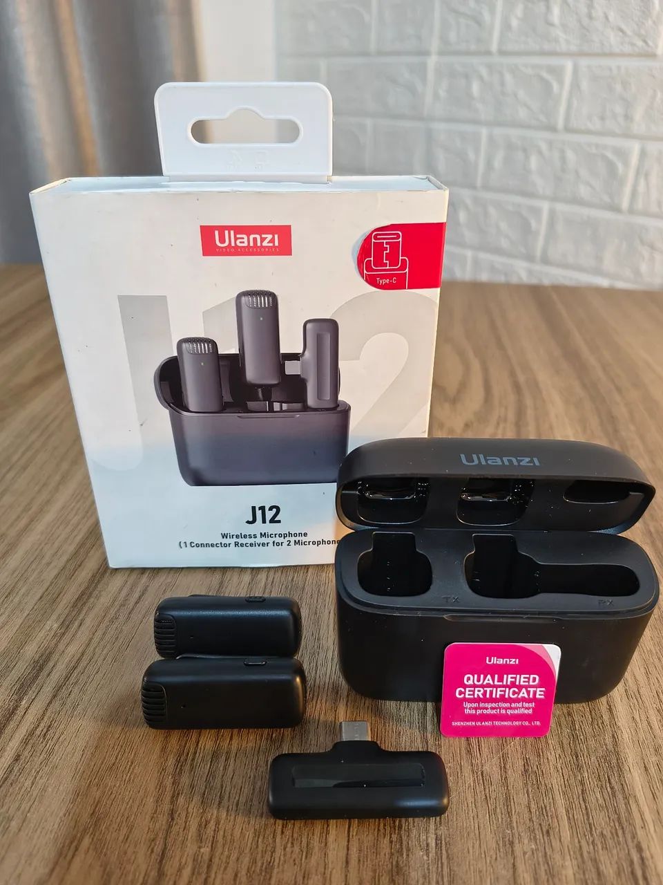 Microfone sem fio Ulanzi j12 ORIGINAL - Foto 4