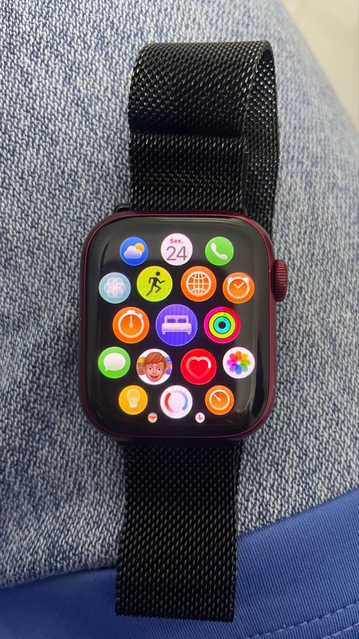 Apple Watch Series 7 41mm vermelho  - Foto 2