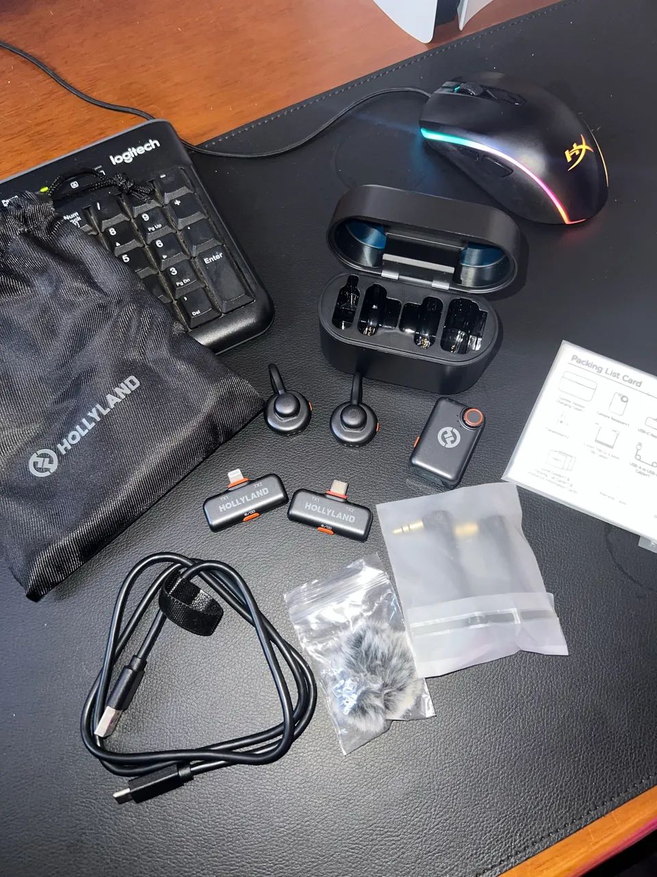 Hollyland Lark M2S Ultimate Combo Microfone Sem Fio USB-C Lightning - Foto 5