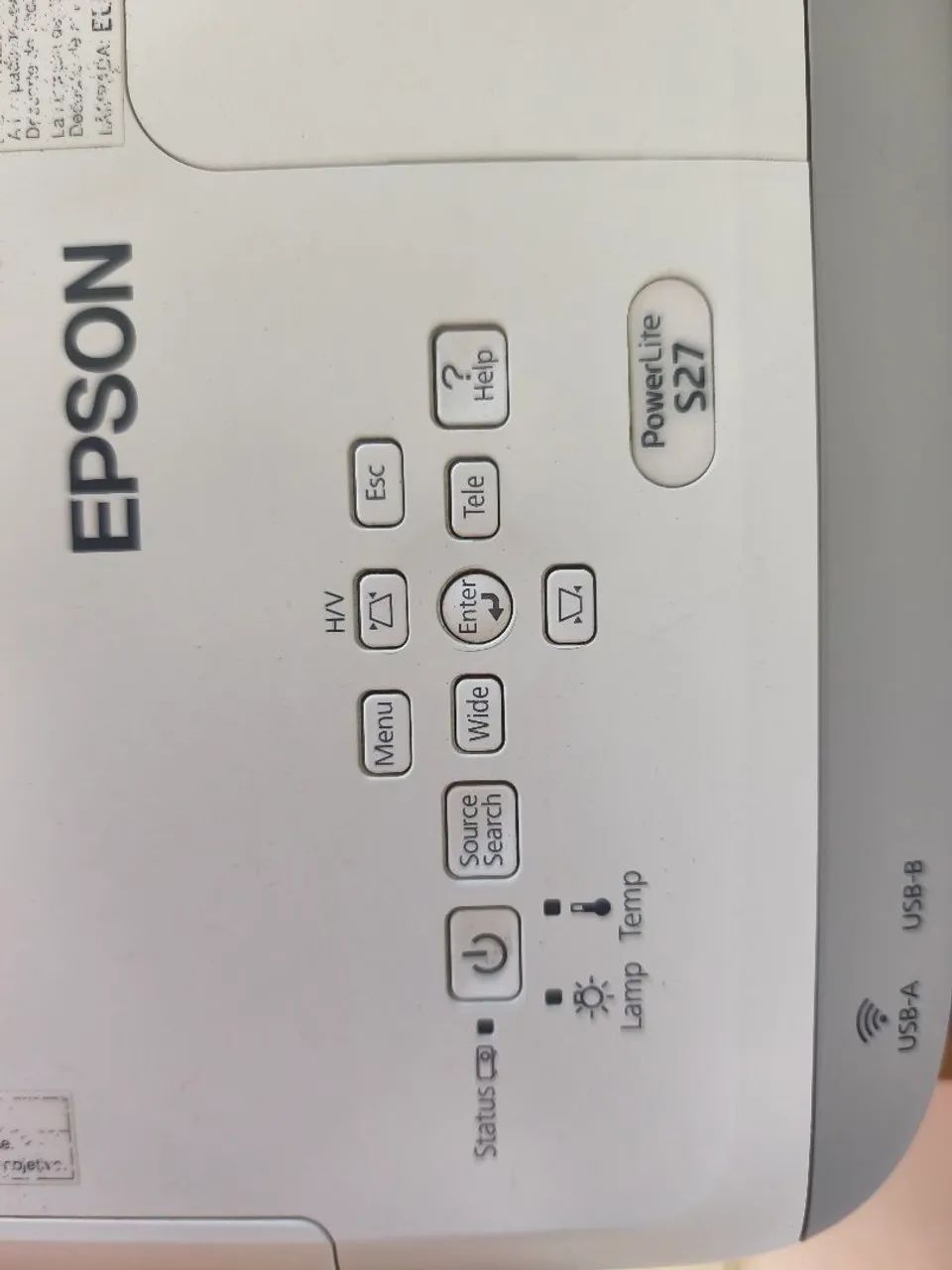 Projetor Epson PowerLite S27  - Foto 4