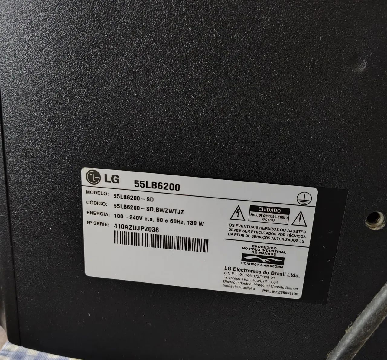 Vendo televisão 55 polegadas com defeito LG Full HD...Tela impecável sem avarias. - Foto 4