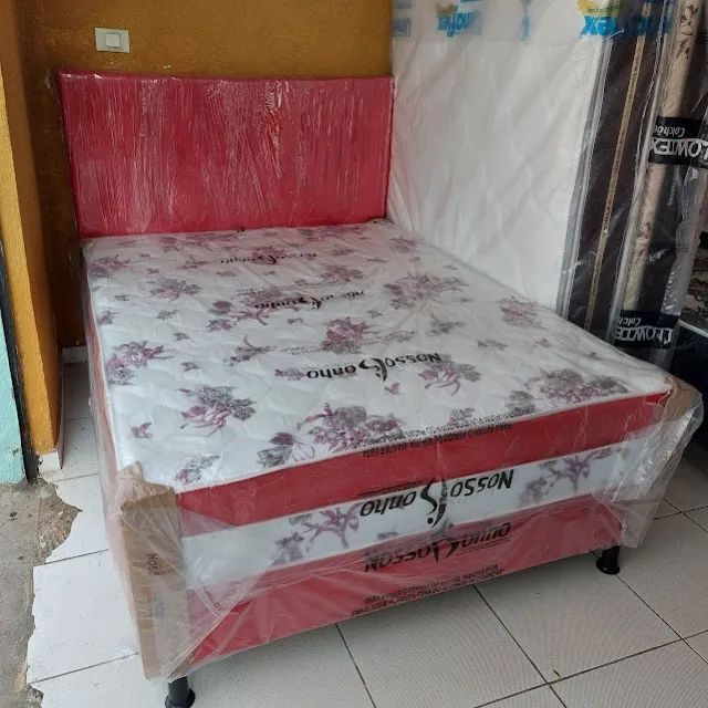 Cama Conjugada Casal Nosso Sonho Vermelho