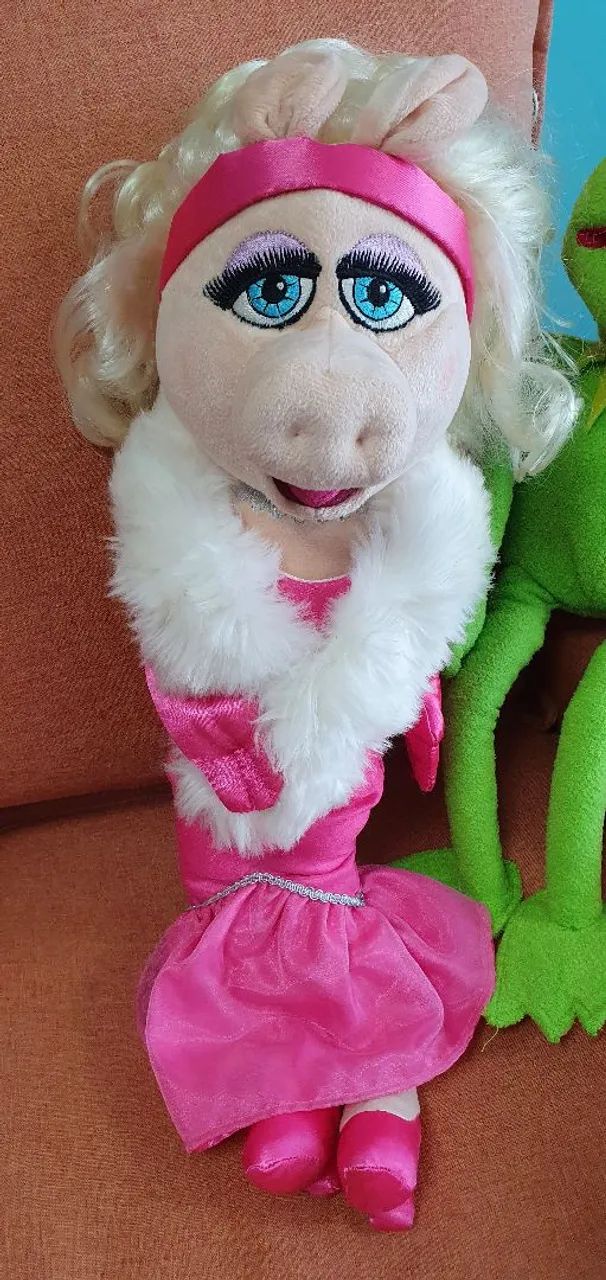 Bonecos Muppet do Caco e Piggy vindos dos EUA - Foto 5
