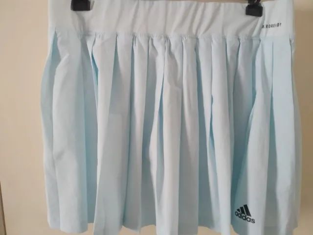saia plissada adidas plus size xl azul claro - Foto 4