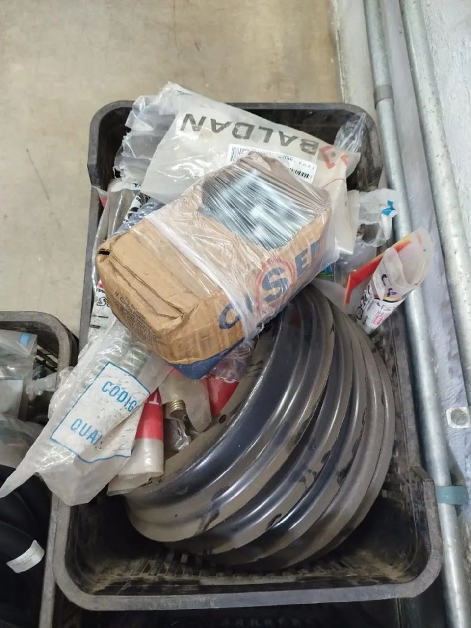 Lote Peças Plantadeira Baldan Eixos Buchas Calotas Molas - Foto 4