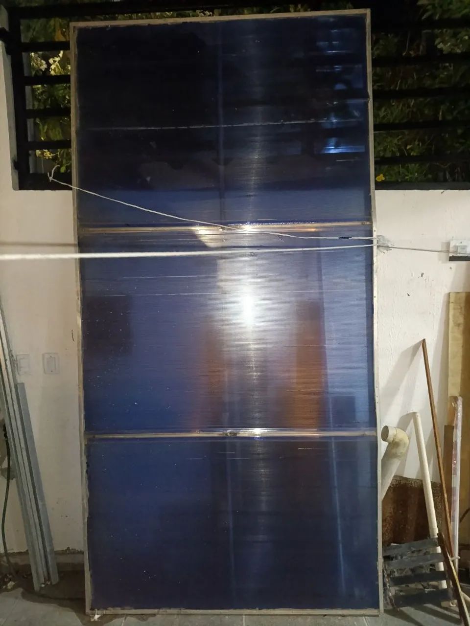 Toldo de fibra com alumínio 