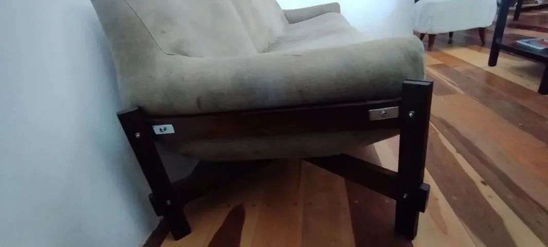 Sofá Lafer mp29 Design Vintage restaurada - Couro moderno - Foto 2