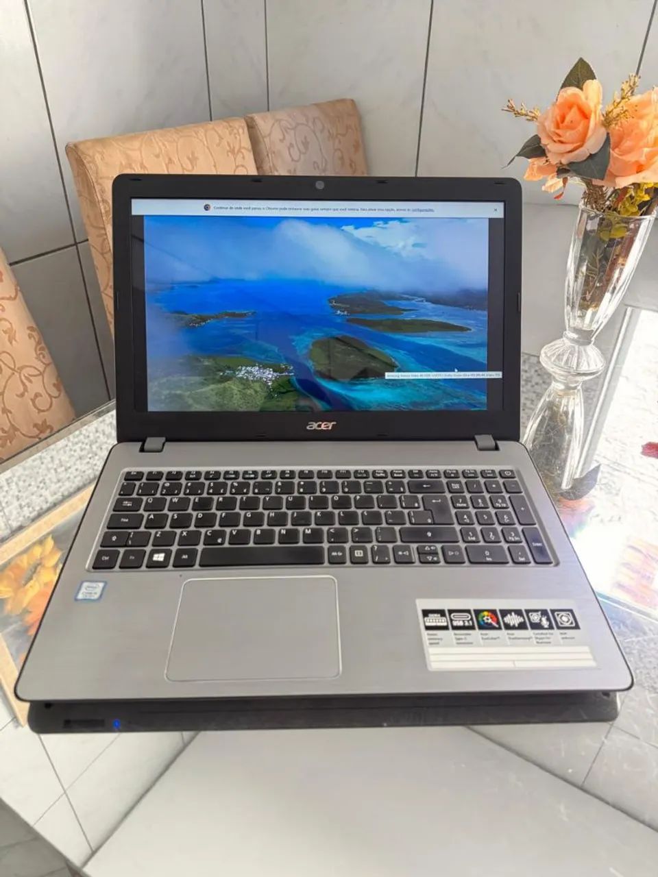 Notebook i5 sétima geração 8gb ddr4 e SSD 240gb ( NOVO)