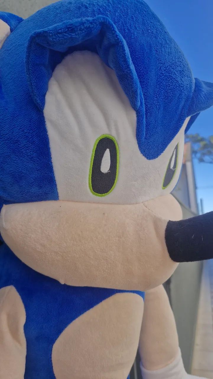 Sonic pelúcia gigante - Foto 3