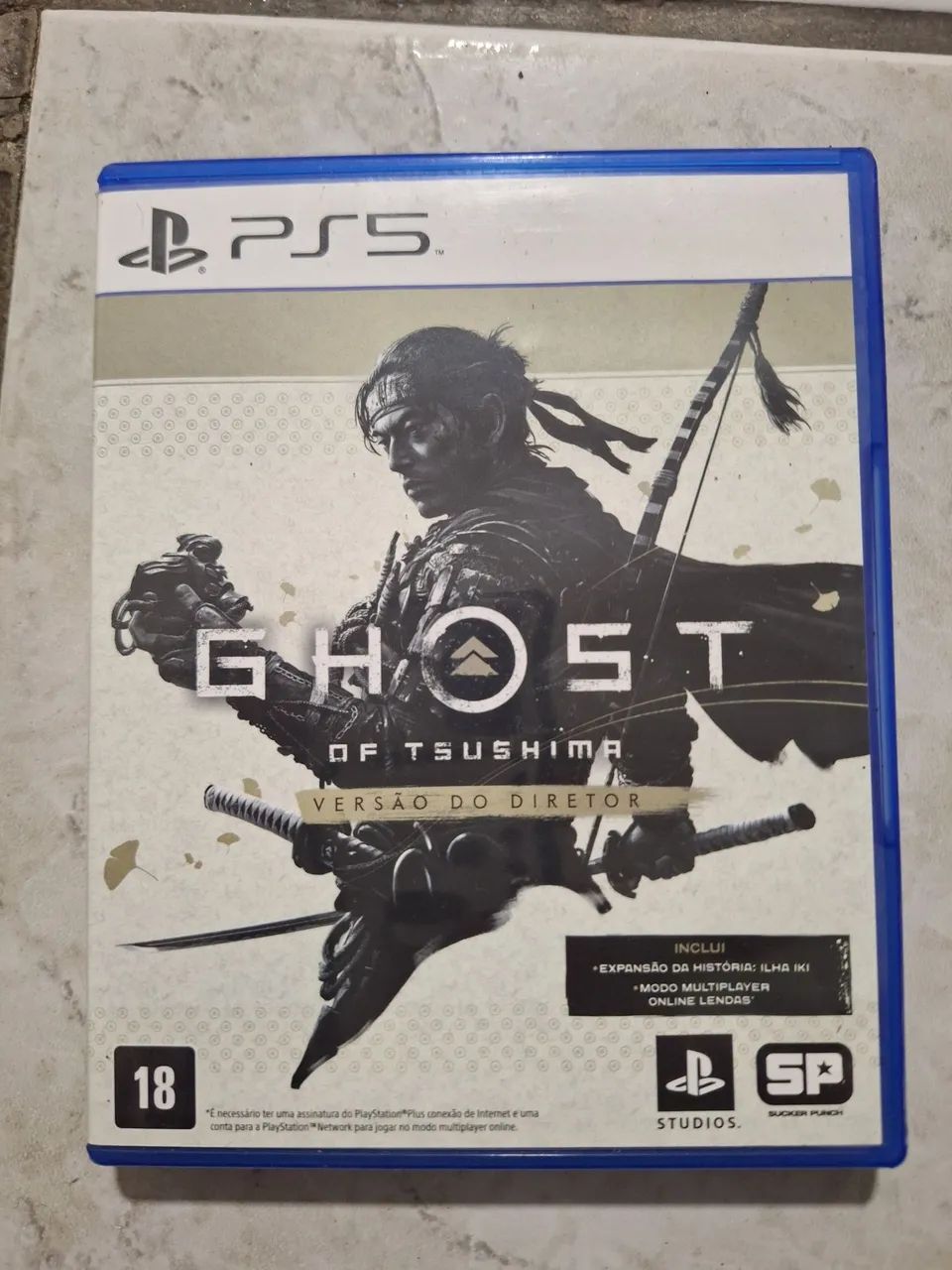 Ghost of tsushima director's cut PS5 MÍDIA FÍSICA - Jogos de Vídeo