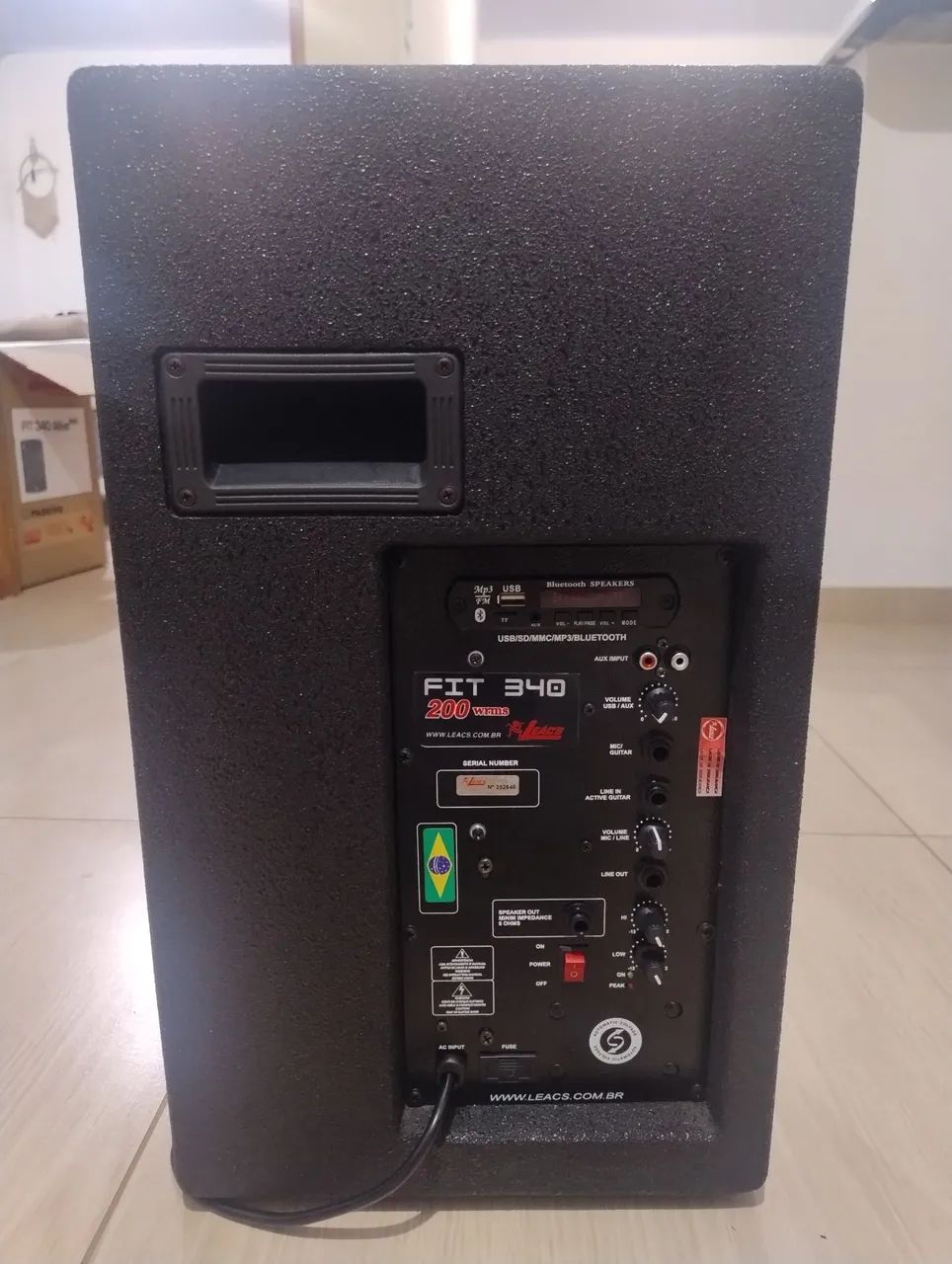 Caixa de Som Ativa LEAC'S FIT340  - Foto 3