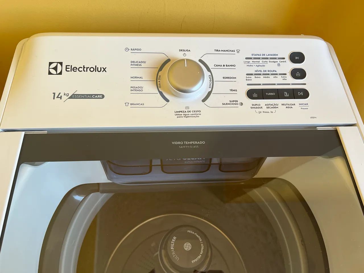 Máquina de Lavar Roupa Electrolux 14kg Automática com Cesto Inox, JetClean e Ultra Filter - Foto 4