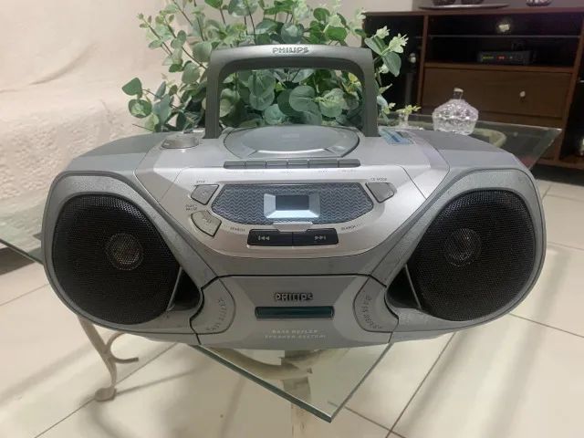 MICRO SYSTEM PHILIPS Modelo AZ 1030 - Usado | Rádio, CD e Cassete - Foto 2