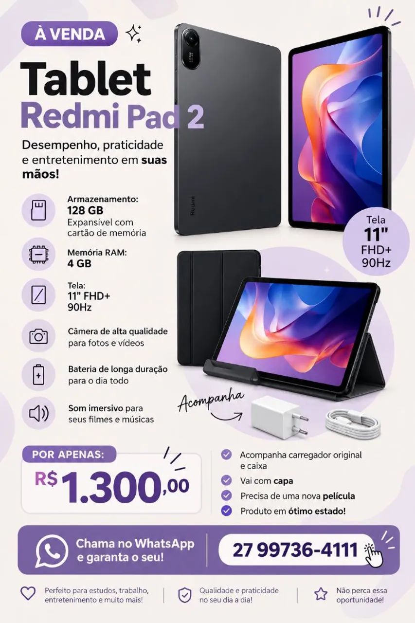 Tablet Redmi Pad 2