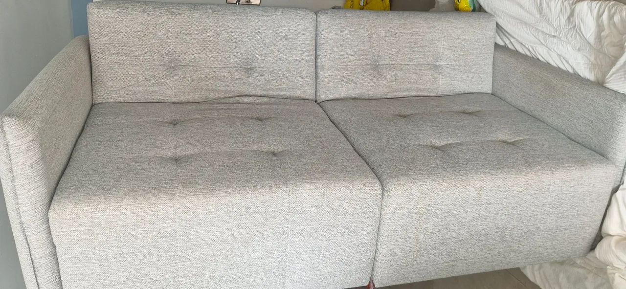 Sofá Retrátil Cinza 2/3 Lugares Moderno - Conforto Premium com Almofadas Rins - Foto 3