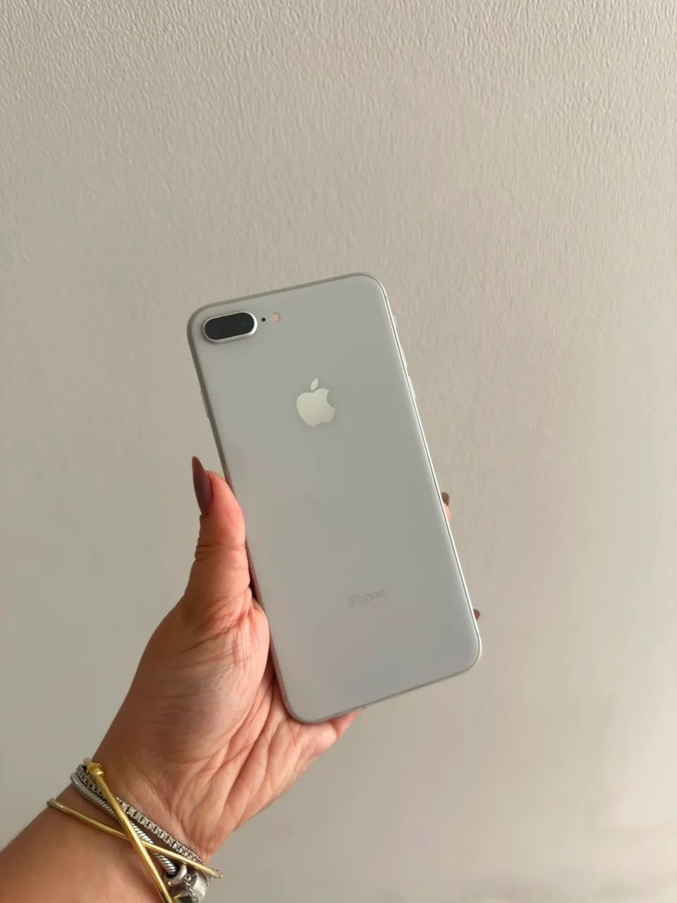 iPhone 8 Plus 64GB Prata com Caixa - Tudo Funcionando - Foto 5