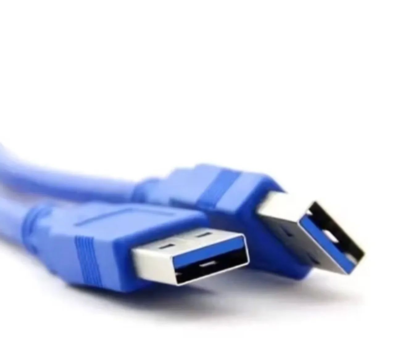 Cabo Usb 3.0 Macho Macho A+a Hd 3.0 1 Metro azul  - Foto 2