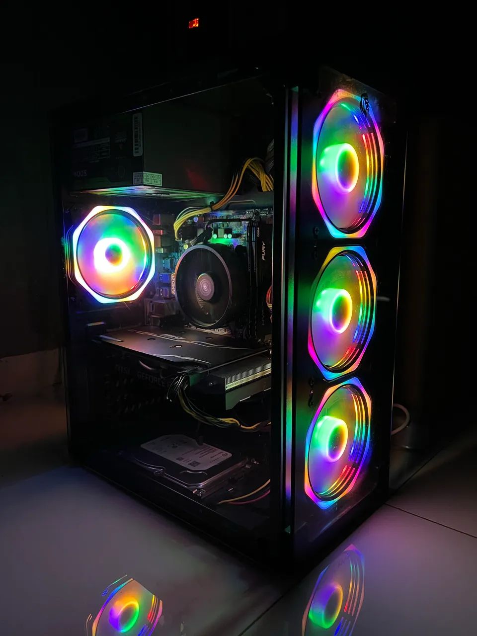 新品 爆速ゲーミングPC Ryzen 3600 RTX2060 メモリ16G SSD480G Windows10 1009 PC Gamer Ryzen 5 3600X + RTX 2060 + SSD 480GB + HDD 1TB + 16GB RAM