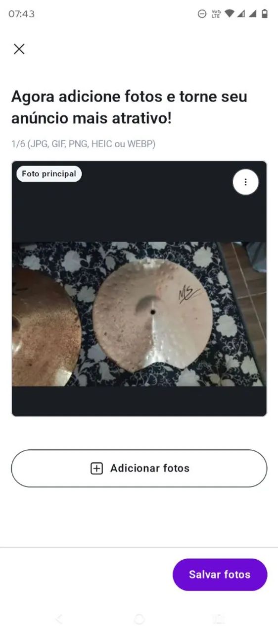 VENDO PRATOS DE BATERIA - Foto 4