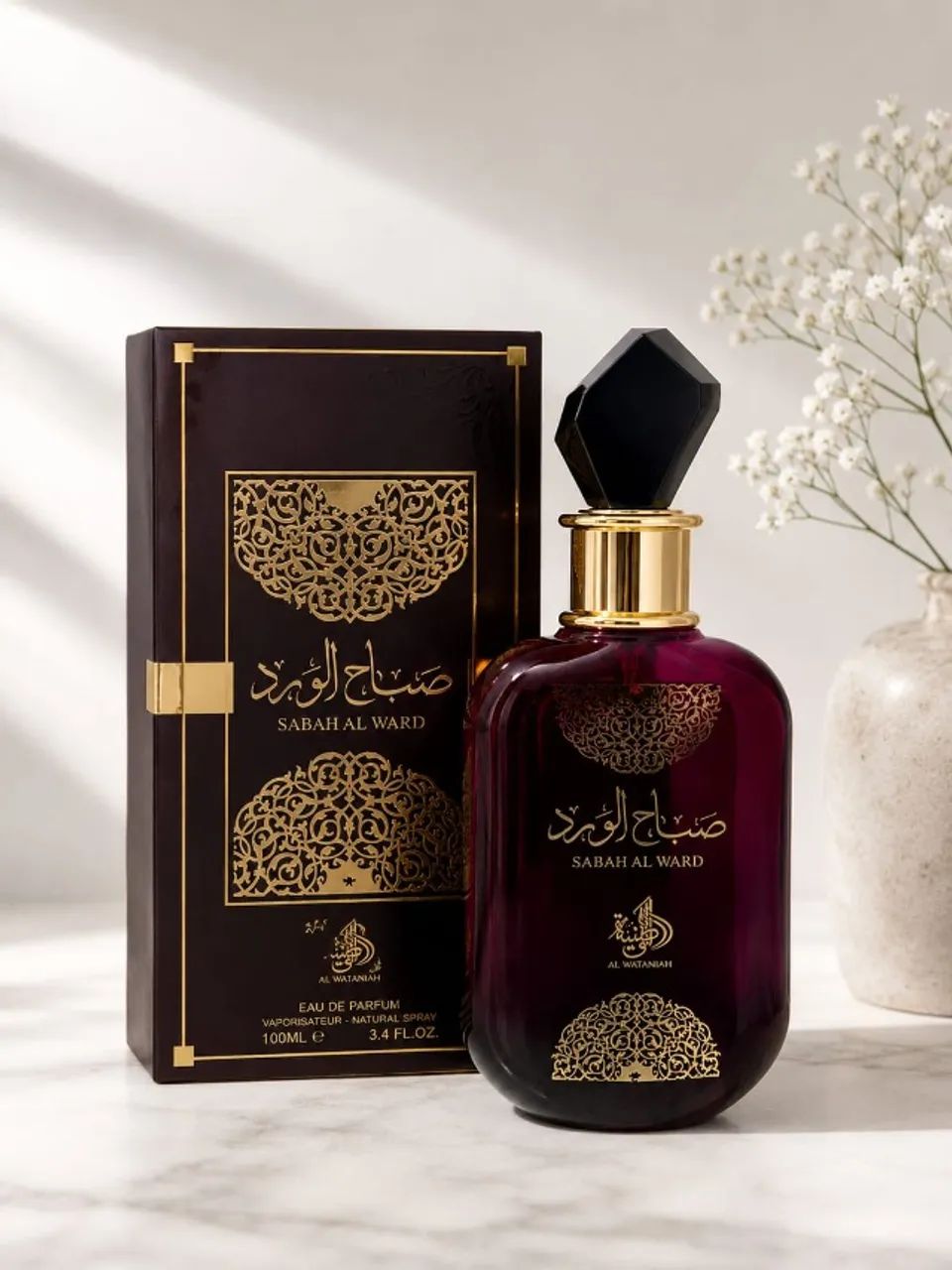 Perfume Árabe Sabah Al Ward Original Feminino 100ml
