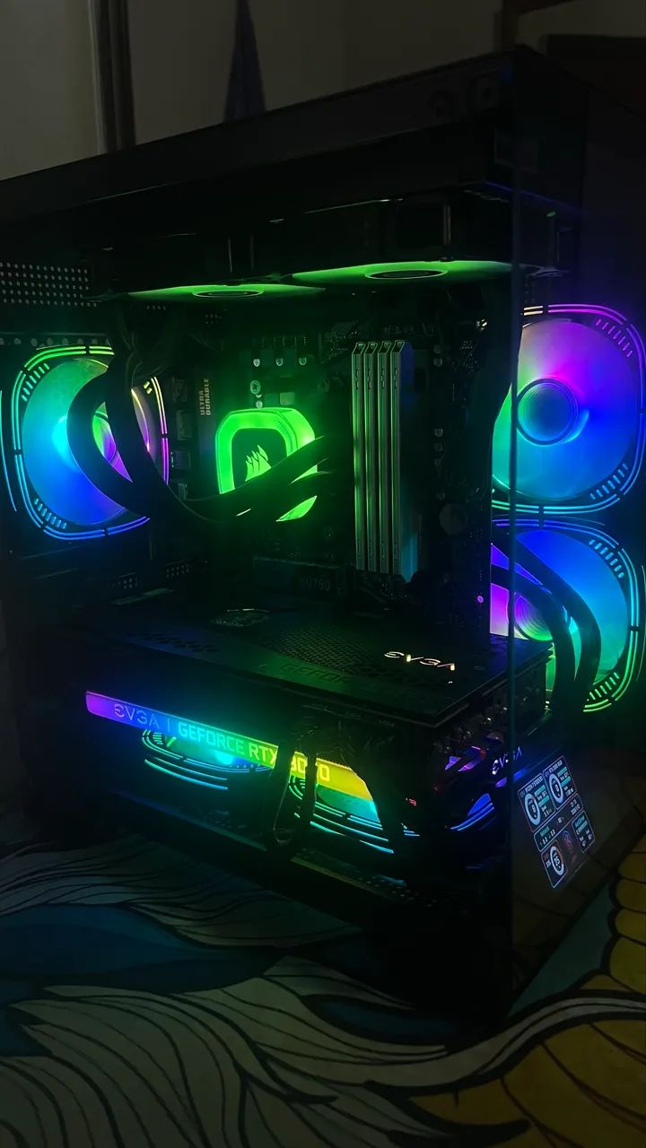 PC Gamer Ryzen 7 5700X3D + B550M Gigabyte + 32GB DDR4 3600MHz + 1TB NVMe2 + RTX 3080 10 GB - Foto 2
