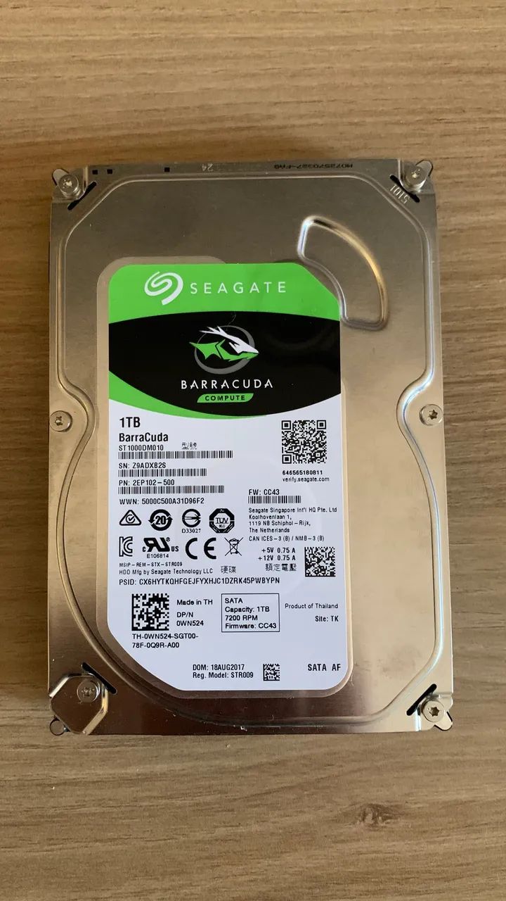 4 HDS 1 de 1TB e 3 HDS DE 500gb - Armazenamento - Jordanópolis