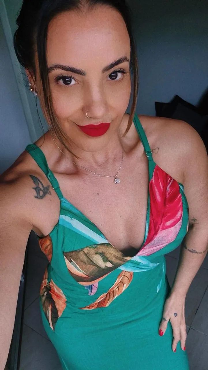 Vendo vestido longo verde estampado - Foto 2