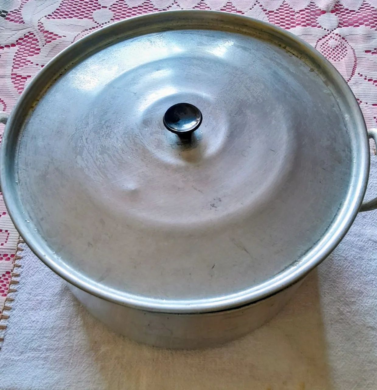 PANELA GRANDE DE ALUMÍNIO, CAPACIDADE  16 LITROS - Foto 4