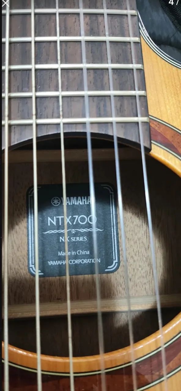 Violão Yamaha Ntx700 Com Soft Case Grátis. Excelente Estado Laranja Destro - Foto 5