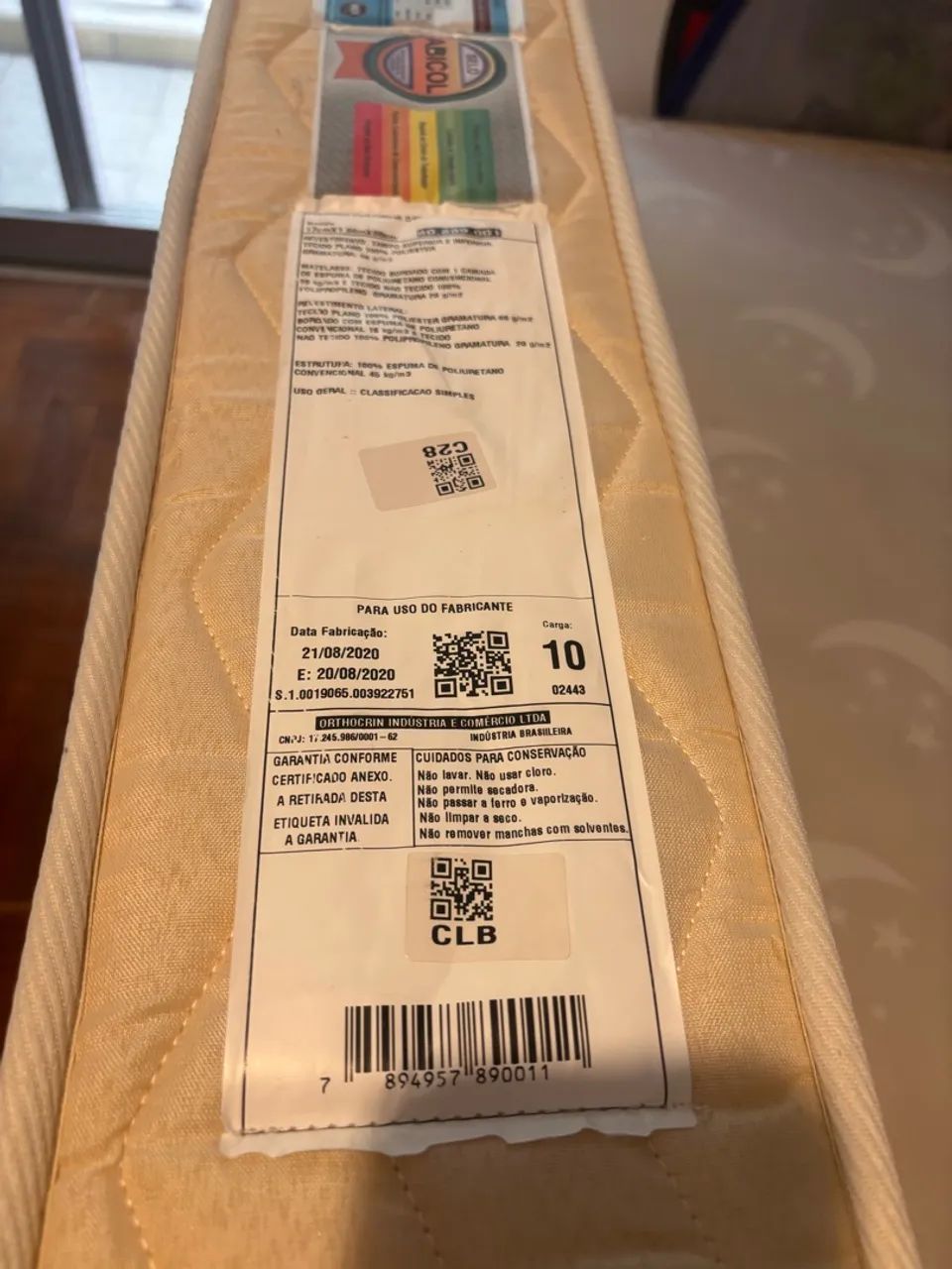 Colchão Solteiro Orthocrin Espuma D45 Platinum - Foto 4