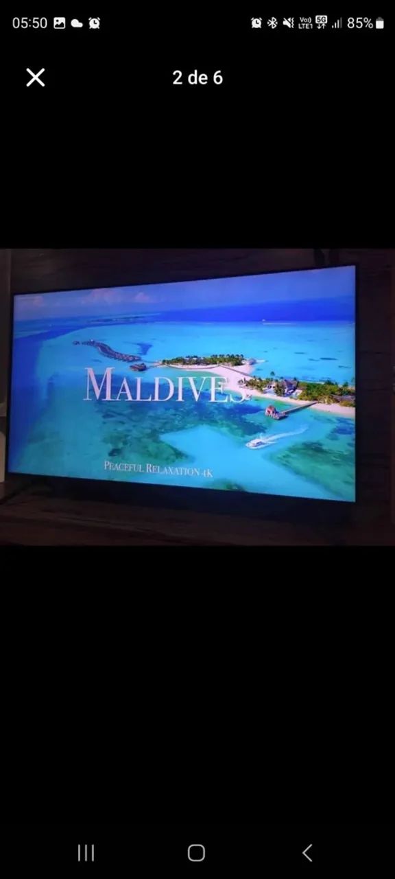 Vendo tv Samsung 50 polegadas 4K - Foto 3