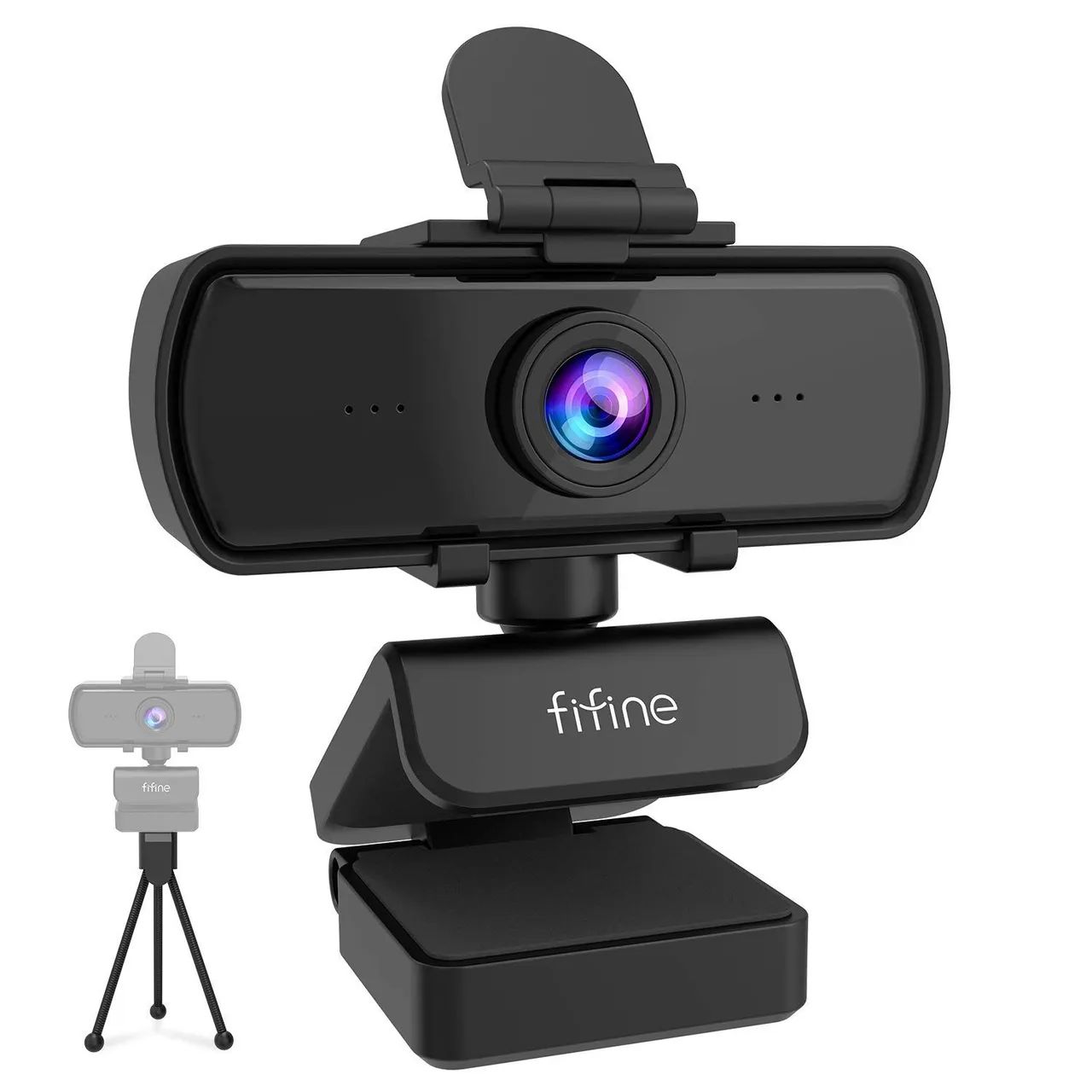 Camera Webcam Fifine K420 Full HD 1080p Microfone Embutido USB