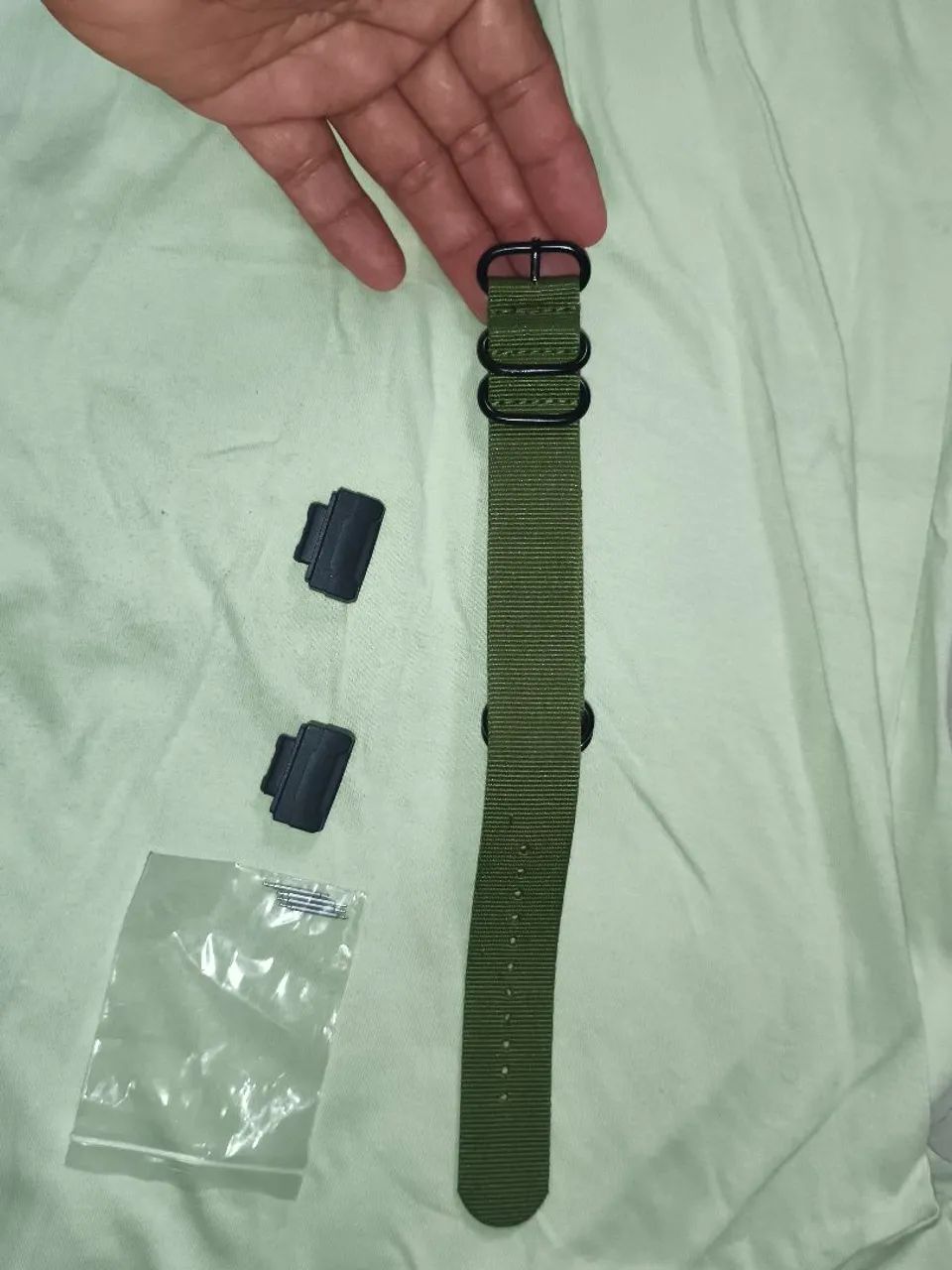 Pulseira NATO 20MM VERDE FORÇAS ESPECIAIS. - Foto 2