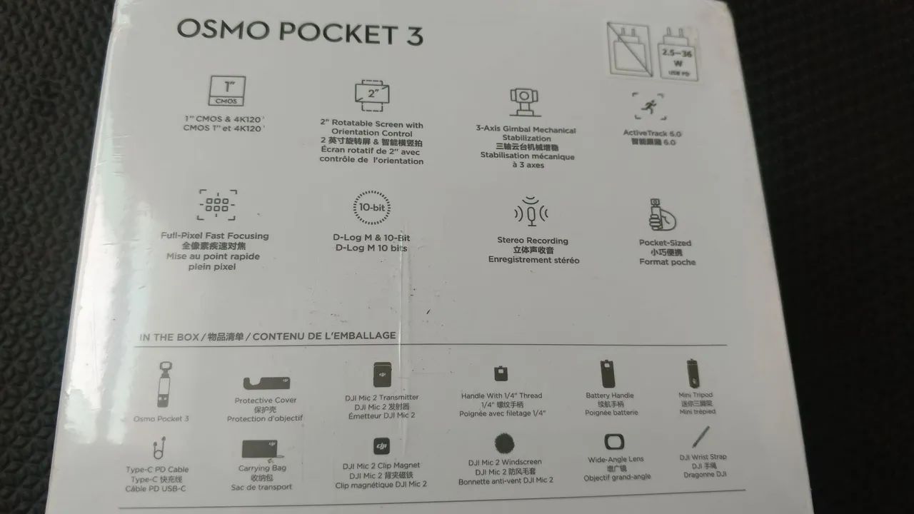 Câmera DJI osmo pocket 3 Creator Combo - Foto 4