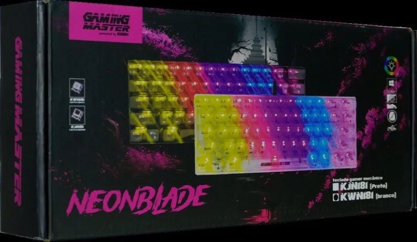 TECLADO MECANICO ´´BRANCO´´ LED - Foto 2